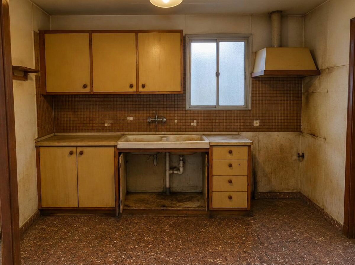 Cocina antigua — Antes
